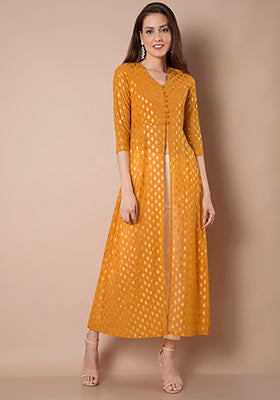 Mustard Print Tunic